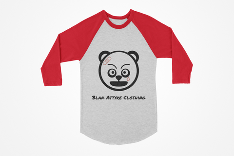 Unisex 3/4 " Panda Tear Bear" Shirt
